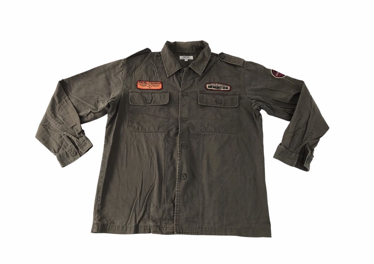 Japanese Brand Vache Division Milwaukee Motorcycle Workwear Jacket Shirt Size US L / EU 52-54 / 3 - 1 Thumbnail