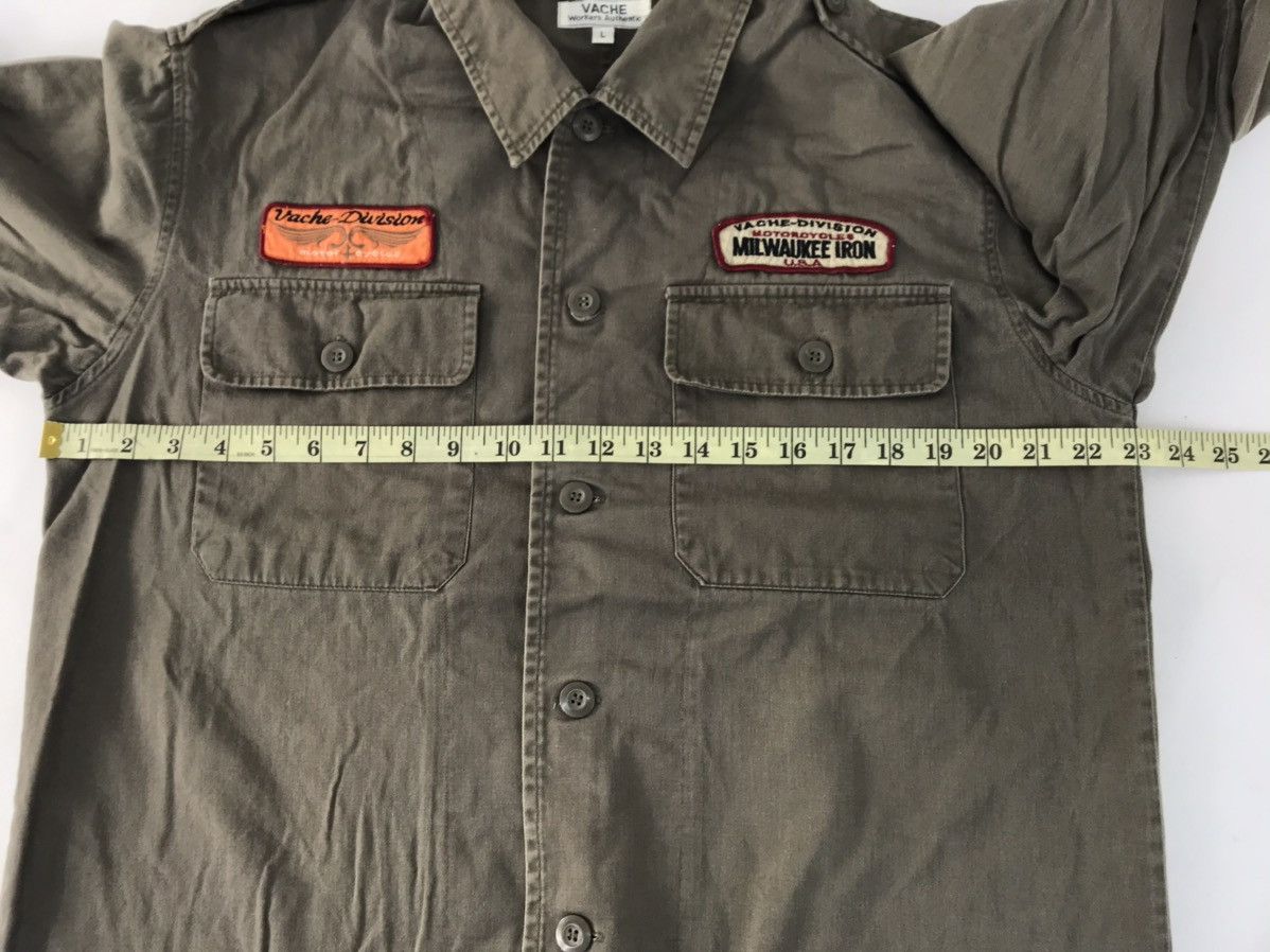 Japanese Brand Vache Division Milwaukee Motorcycle Workwear Jacket Shirt Size US L / EU 52-54 / 3 - 10 Thumbnail