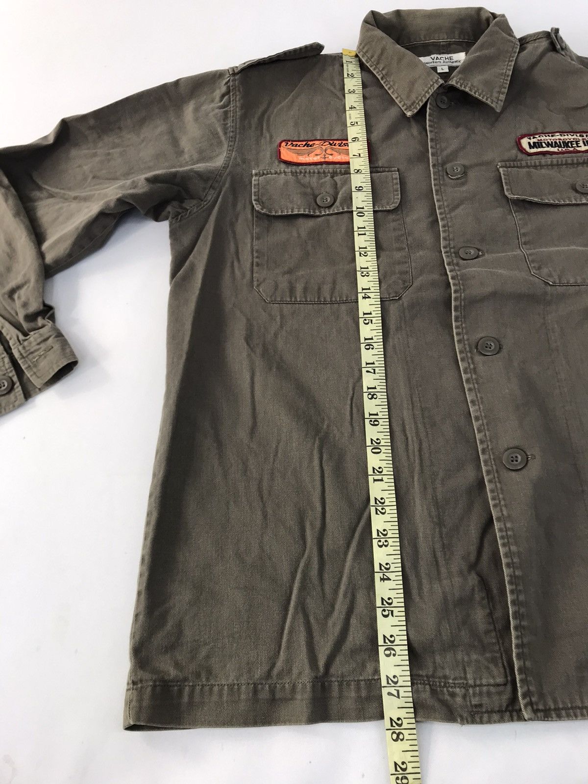 Japanese Brand Vache Division Milwaukee Motorcycle Workwear Jacket Shirt Size US L / EU 52-54 / 3 - 11 Thumbnail