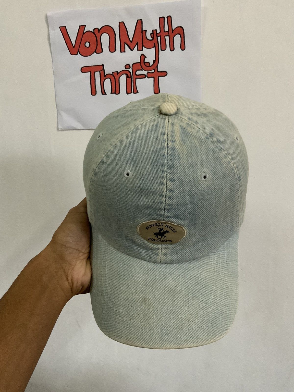 Beverly Hills Polo Club Vintage Beverly Hills Polo Club Denim Fade Hat Size ONE SIZE - 6 Thumbnail