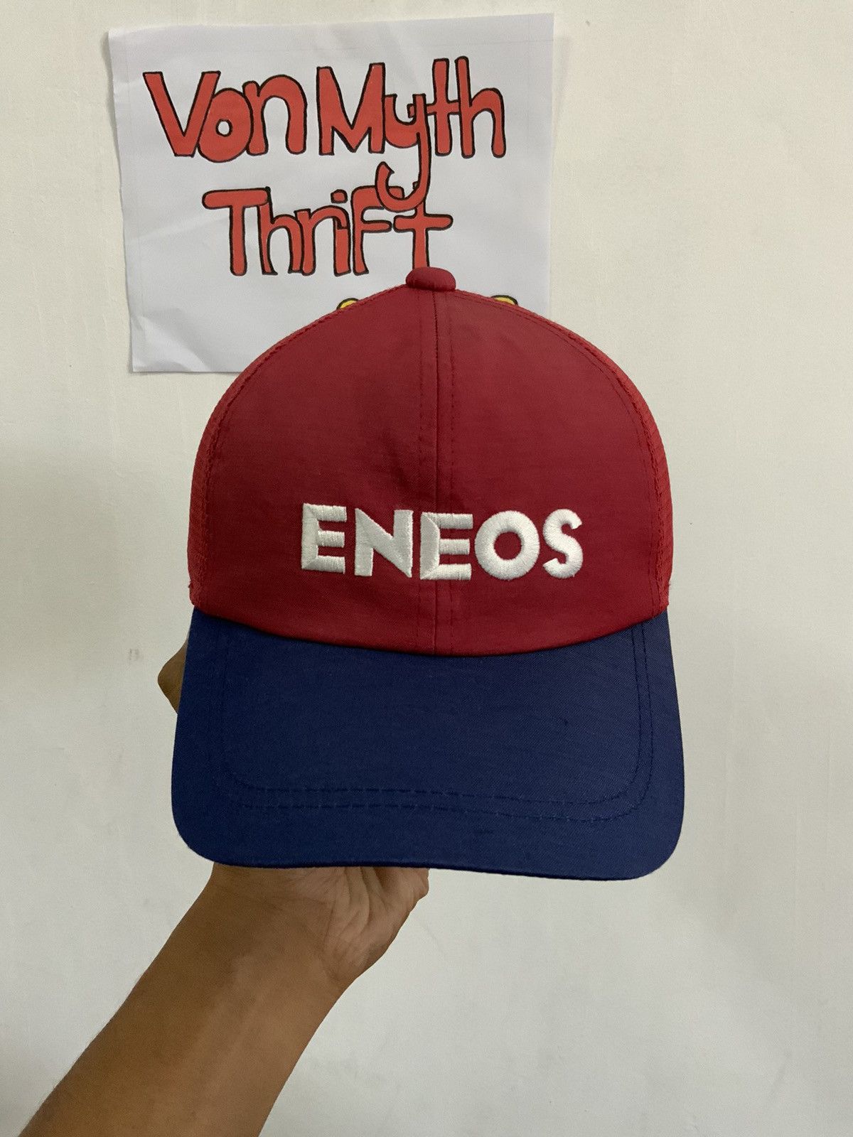 Japanese Brand Eneos Initial D Japan Gas Station Trucker Hat Size ONE SIZE - 5 Thumbnail