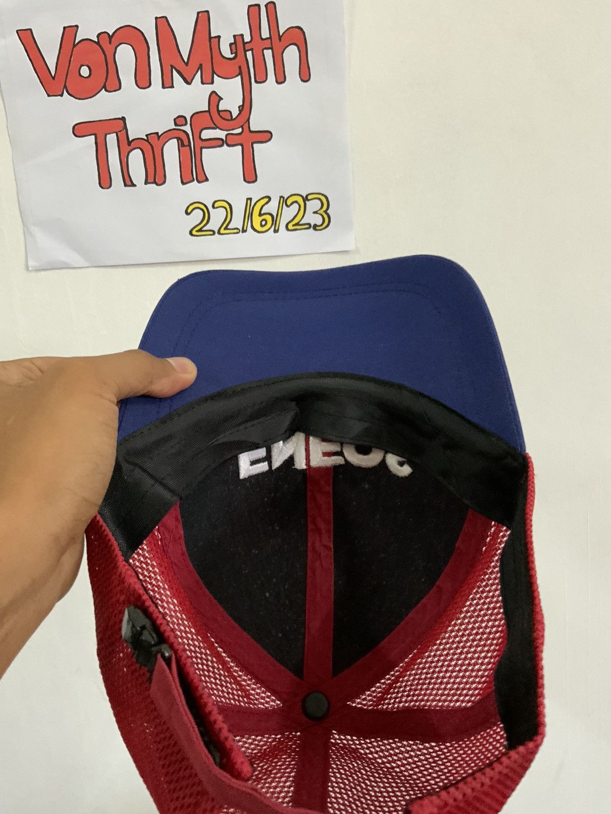Japanese Brand Eneos Initial D Japan Gas Station Trucker Hat Size ONE SIZE - 9 Thumbnail