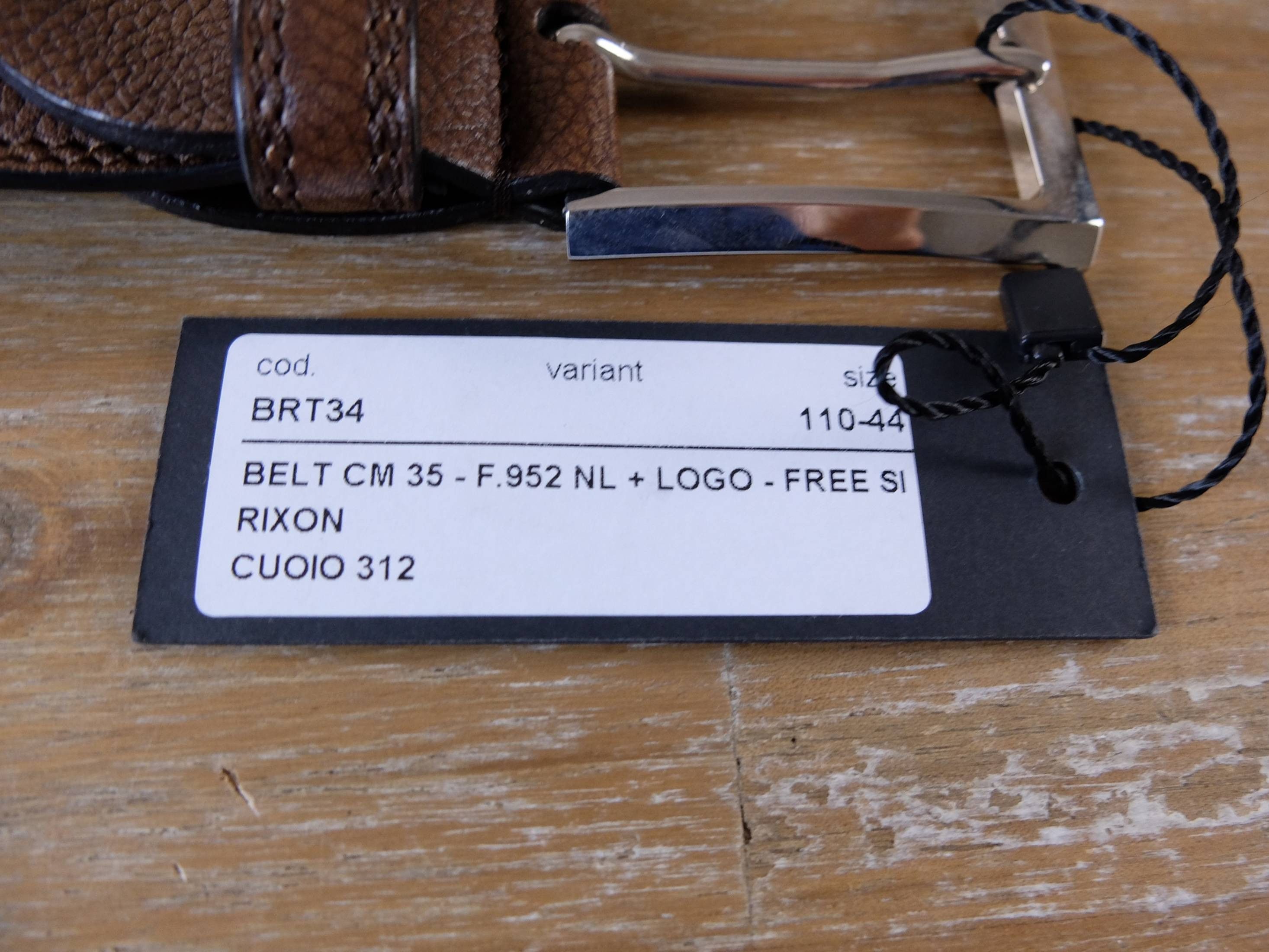 Barrett BARRETT brown leather belt authentic - Size 110 / 44 - NWT Size 44 - 3 Thumbnail