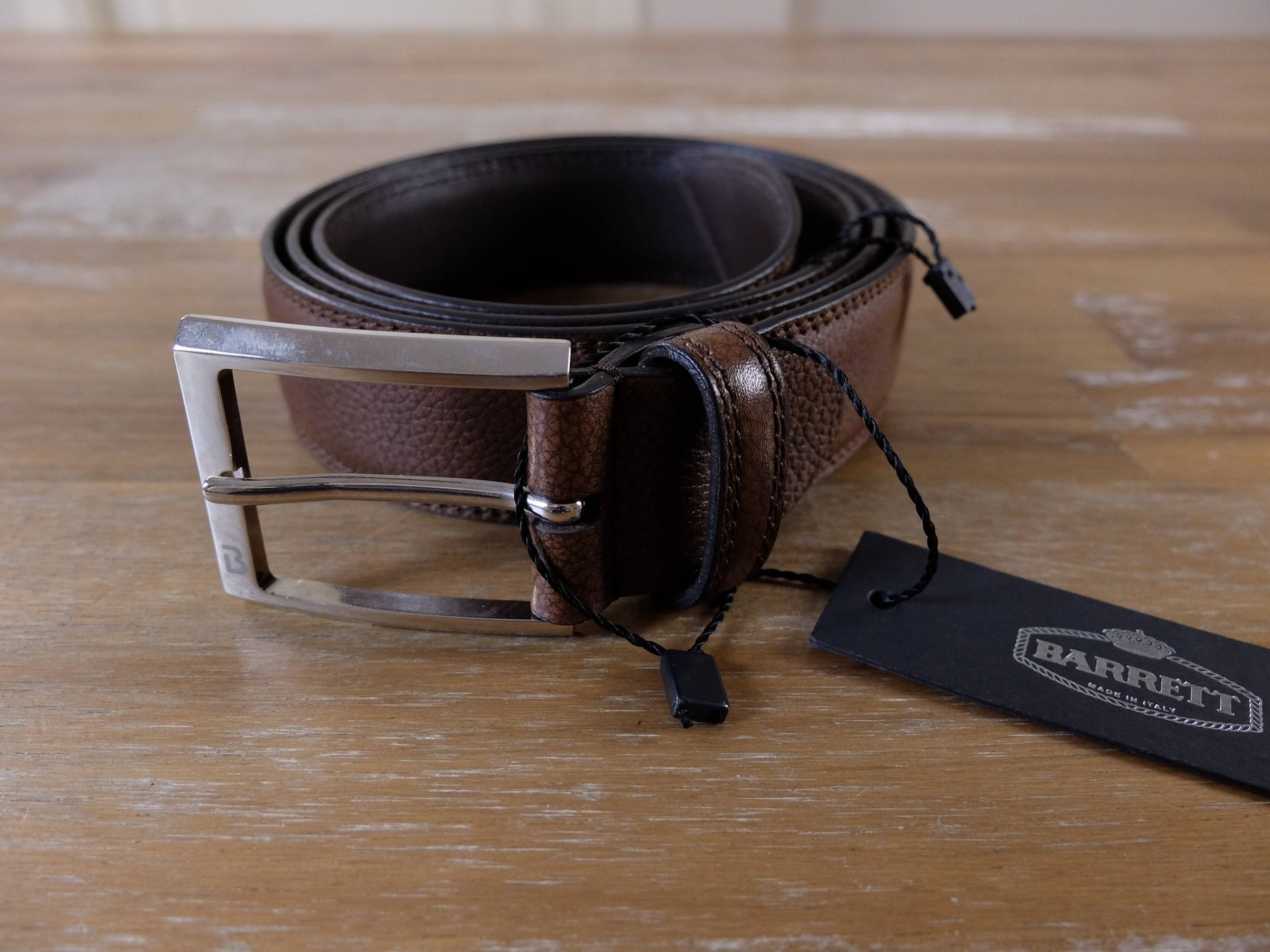 Barrett BARRETT brown leather belt authentic - Size 110 / 44 - NWT Size 44 - 1 Thumbnail