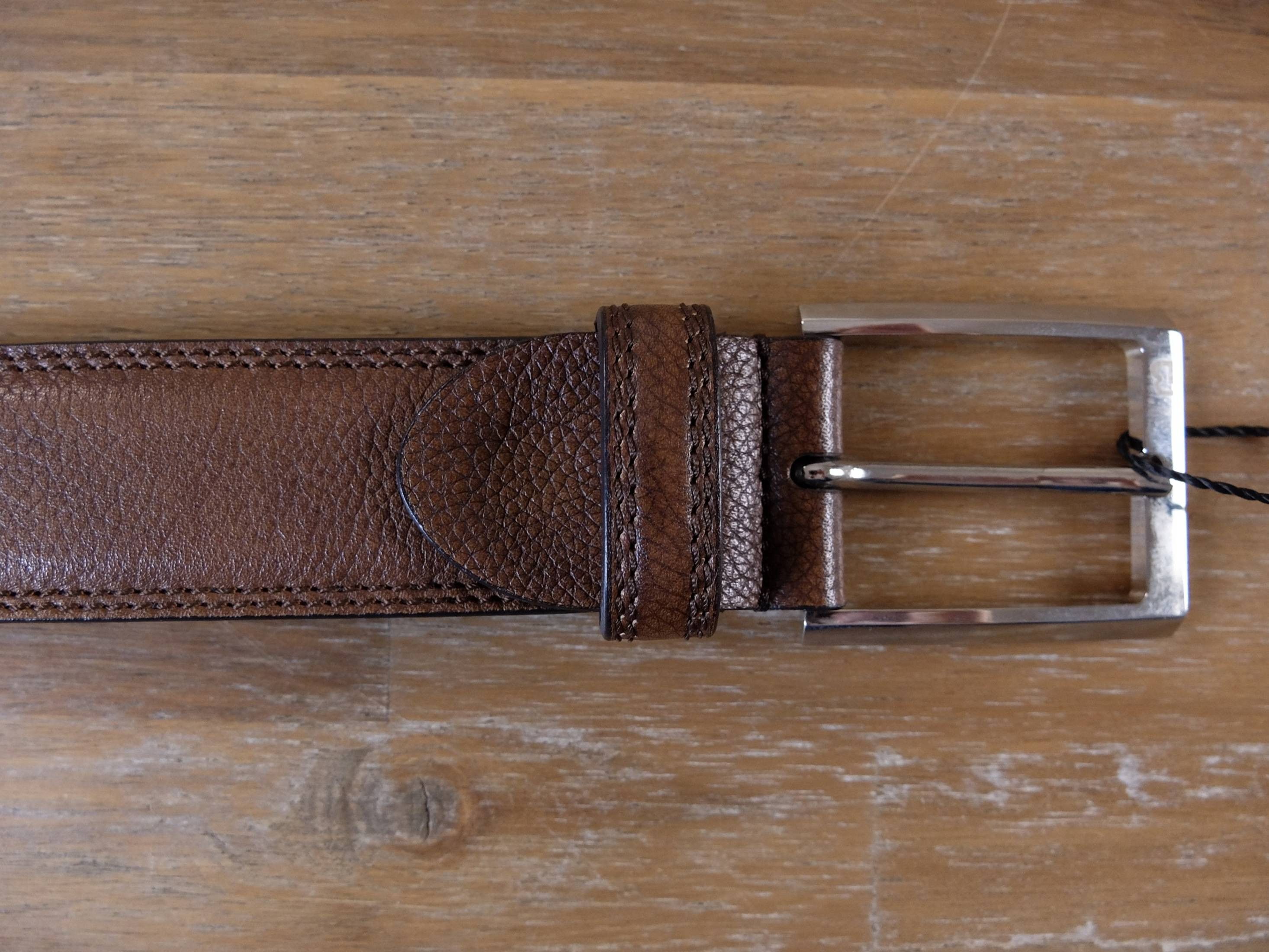 Barrett BARRETT brown leather belt authentic - Size 110 / 44 - NWT Size 44 - 2 Thumbnail