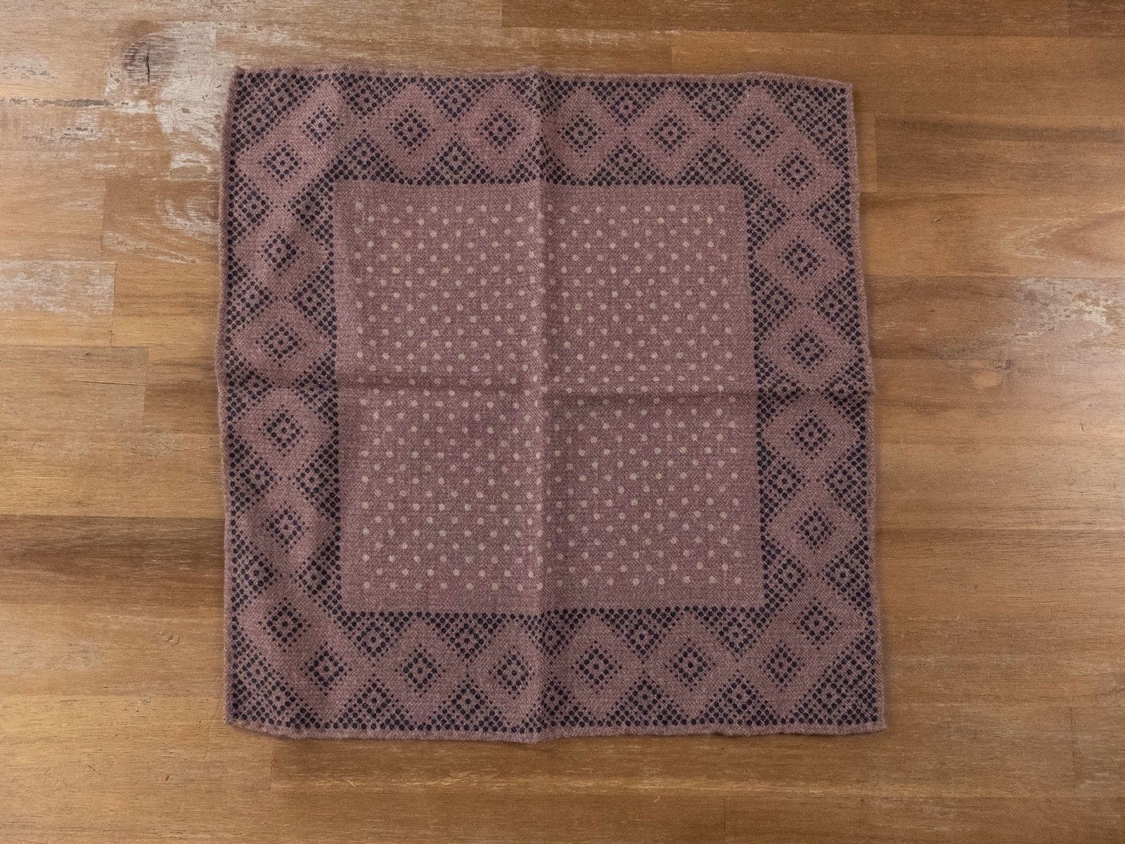 Brunello Cucinelli BRUNELLO CUCINELLI polka dots wool pocket square authentic Size ONE SIZE - 1 Thumbnail