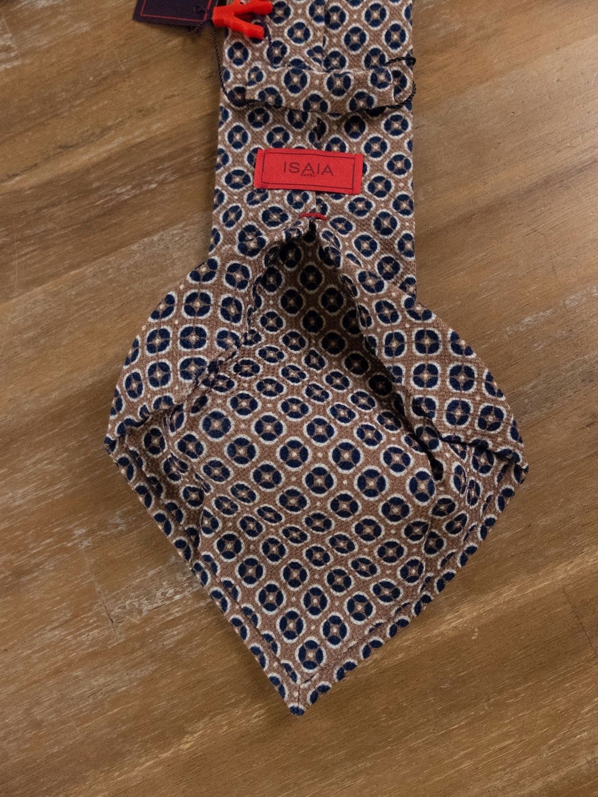 Isaia ISAIA Napoli wool silk mix woven tie authentic - NWT Size ONE SIZE - 5 Thumbnail