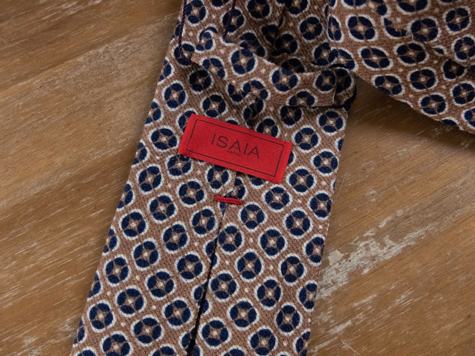 Isaia ISAIA Napoli wool silk mix woven tie authentic - NWT Size ONE SIZE - 3 Thumbnail