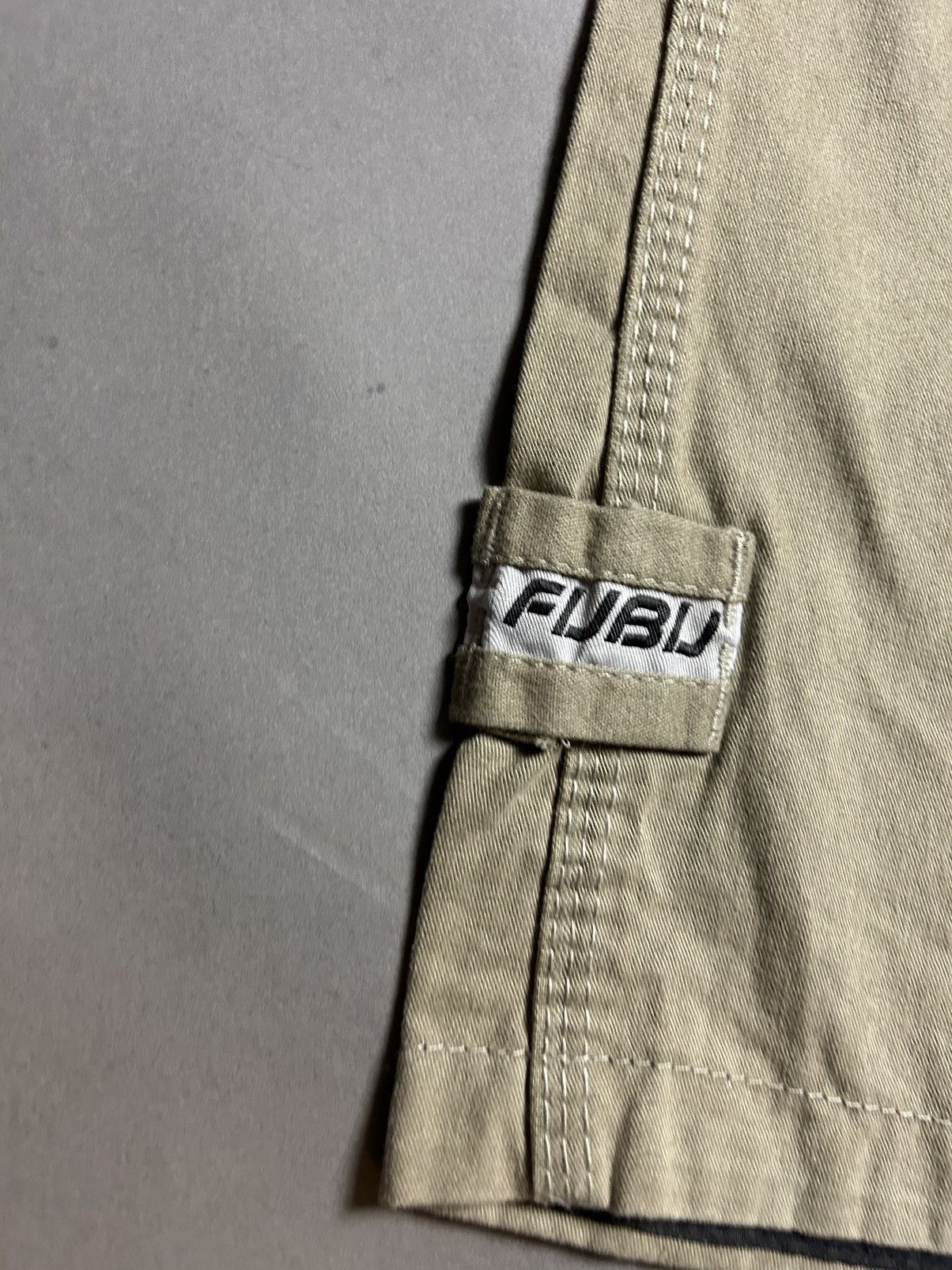Fubu × Vintage 90s FuBu vintage beige cargo pants Size US 29 - 9 Thumbnail