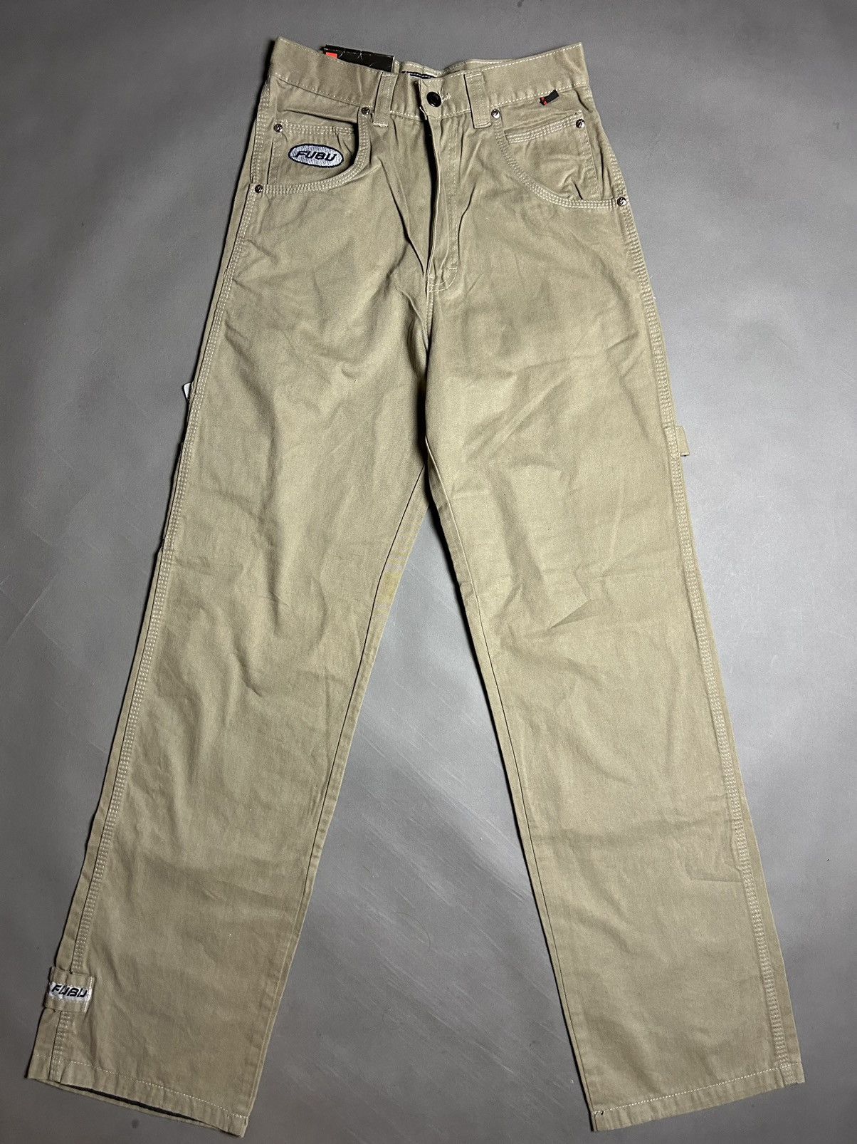 Fubu × Vintage 90s FuBu vintage beige cargo pants Size US 29 - 8 Thumbnail