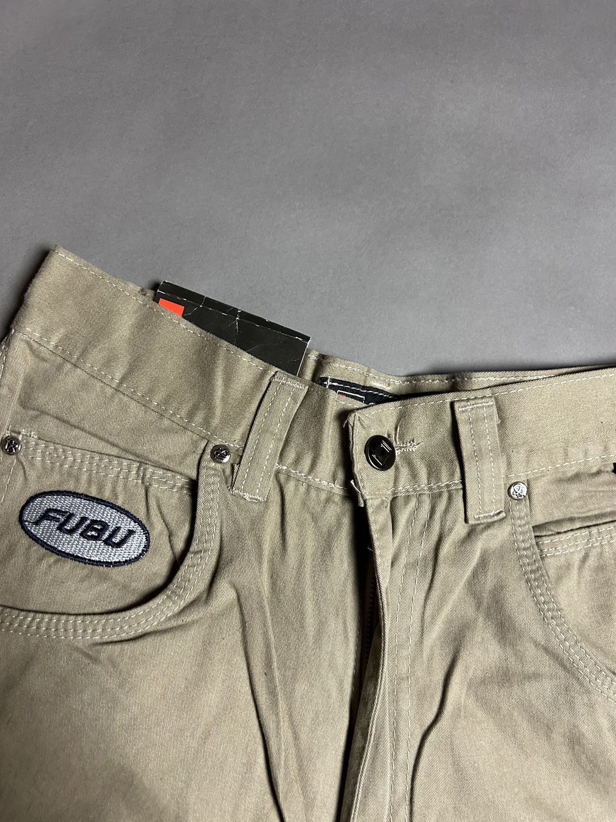 Fubu × Vintage 90s FuBu vintage beige cargo pants Size US 29 - 10 Thumbnail