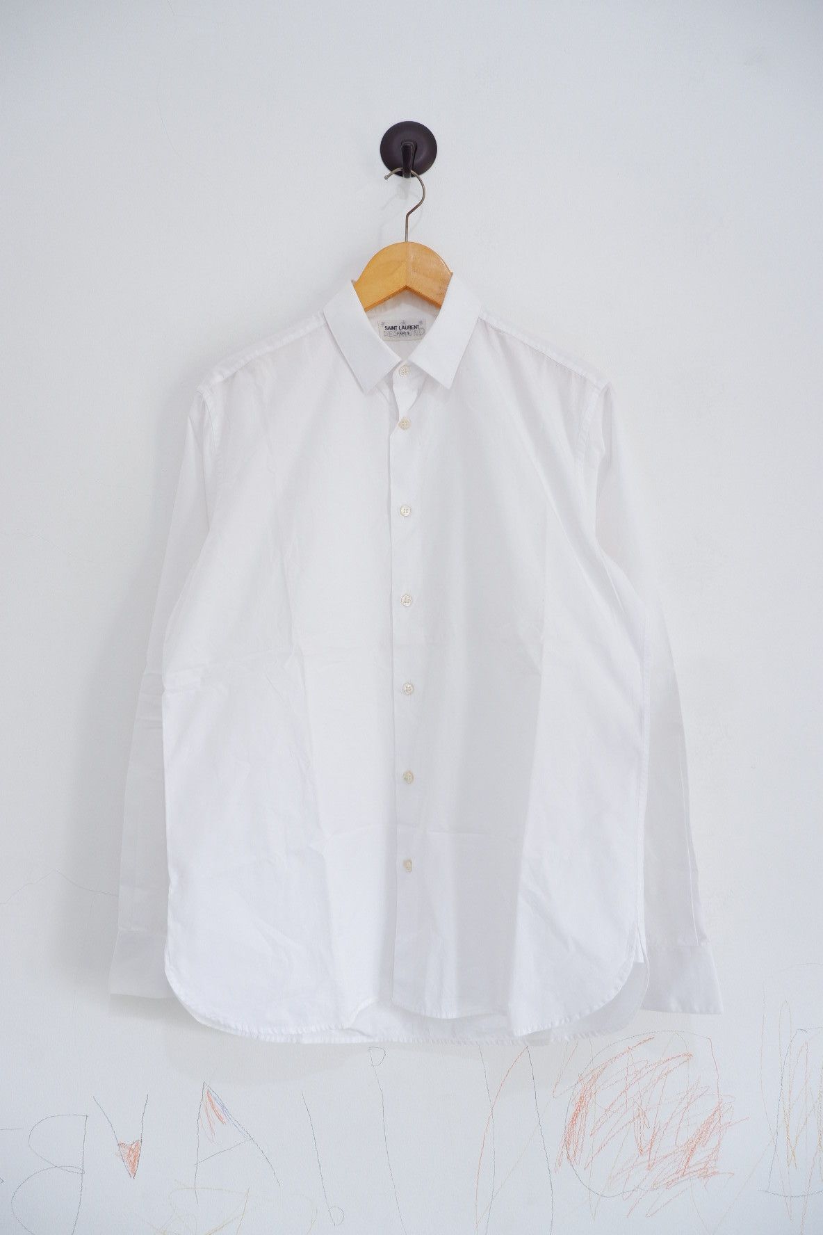 Saint Laurent Paris AW/2019 Saint Laurent Paris Poplin Shirt Size US L / EU 52-54 / 3 - 1 Thumbnail