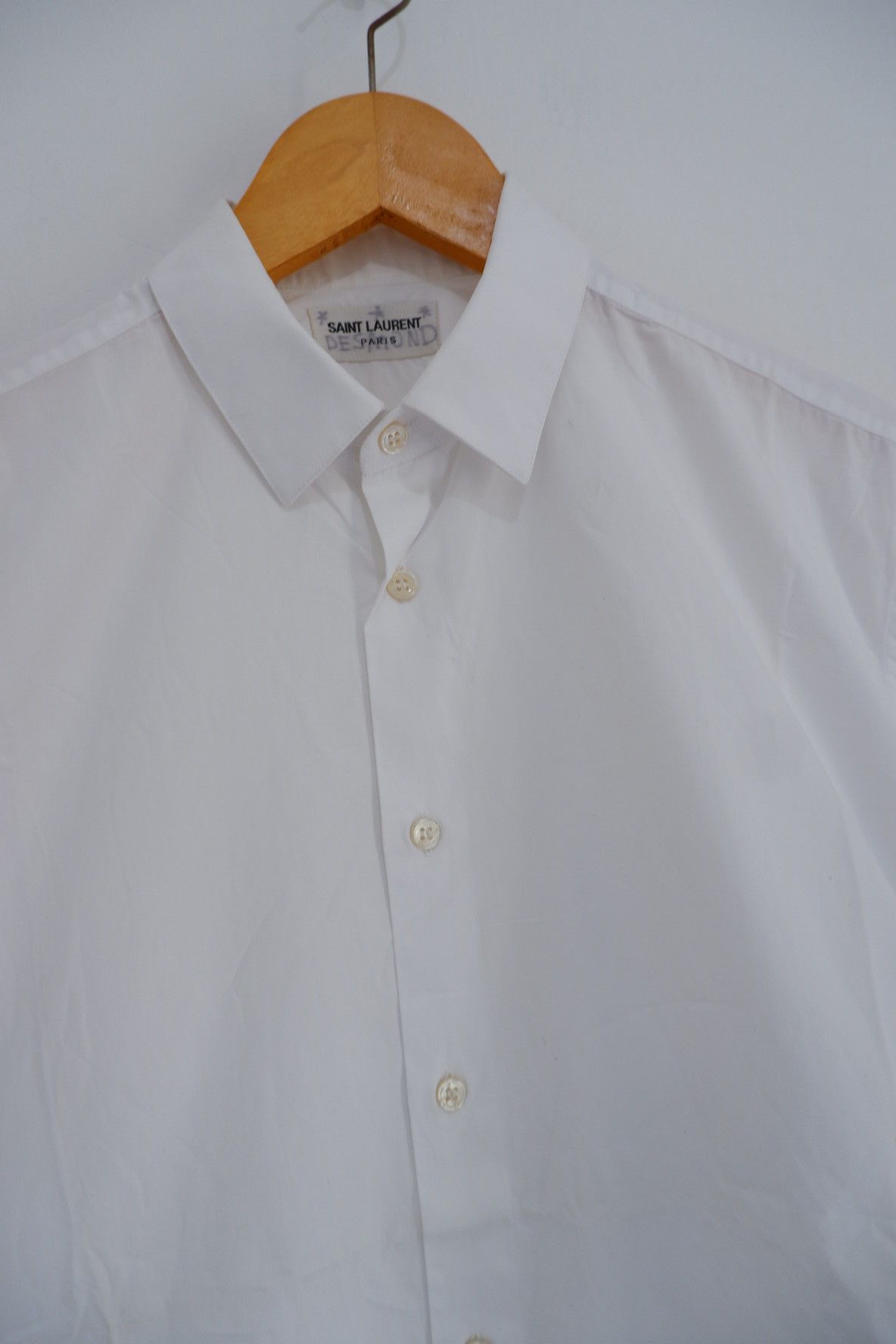 Saint Laurent Paris AW/2019 Saint Laurent Paris Poplin Shirt Size US L / EU 52-54 / 3 - 3 Thumbnail
