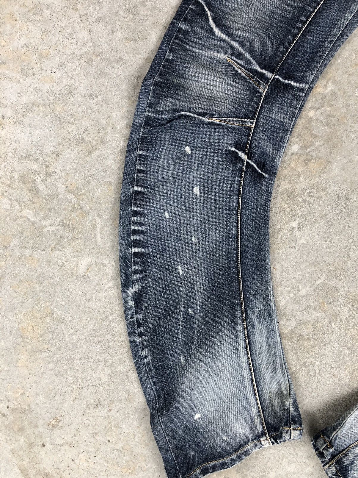 PPFM PPFM J Cut Distressed Jeans Size US 32 / EU 48 - 6 Thumbnail