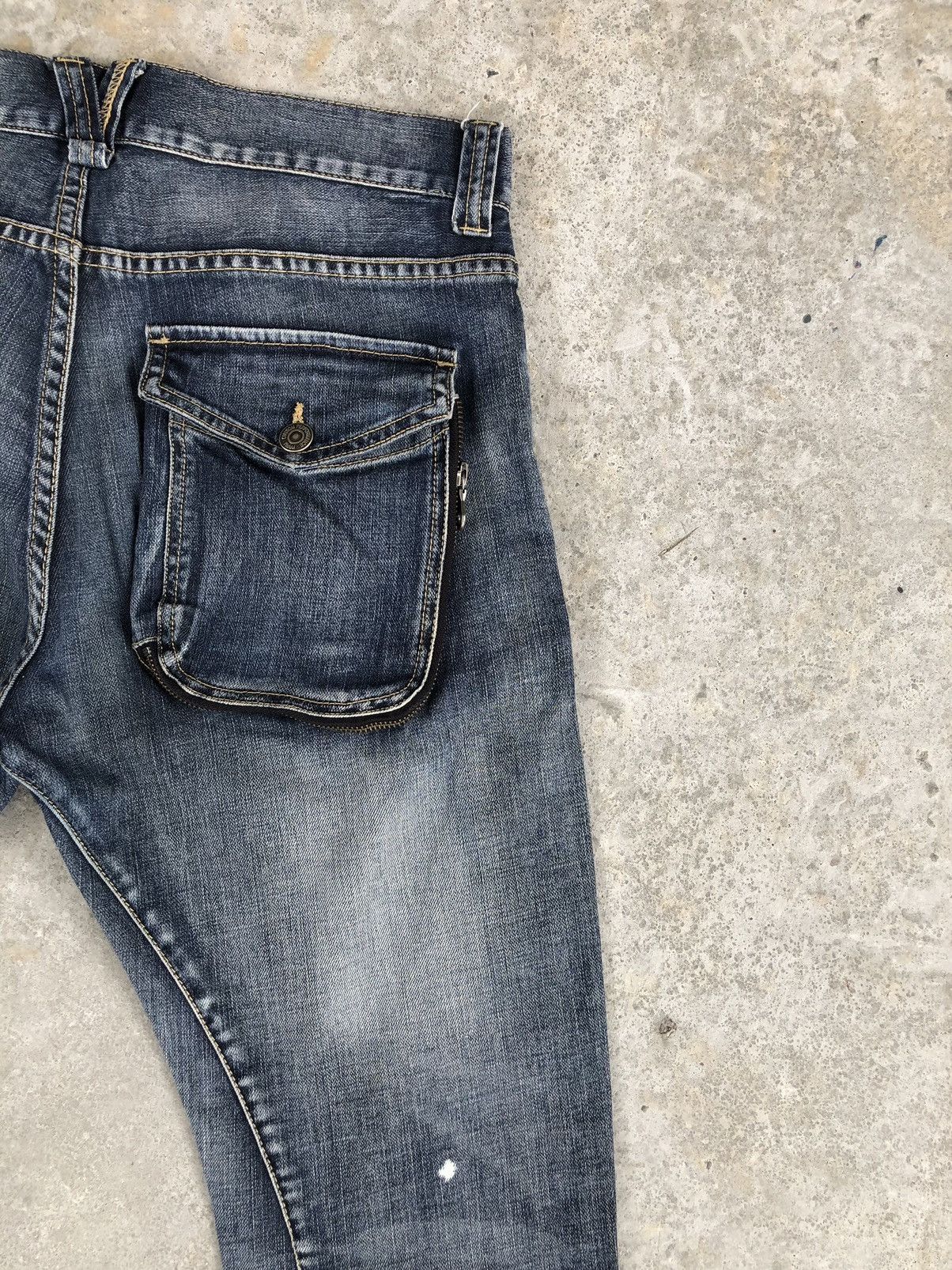 PPFM PPFM J Cut Distressed Jeans Size US 32 / EU 48 - 10 Thumbnail