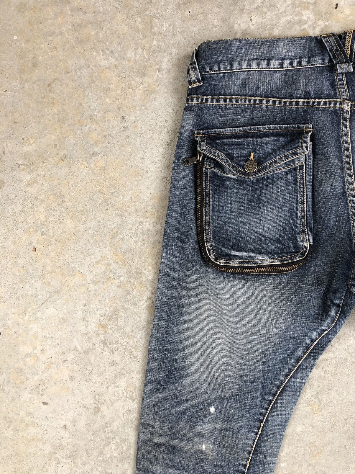 PPFM PPFM J Cut Distressed Jeans Size US 32 / EU 48 - 9 Thumbnail