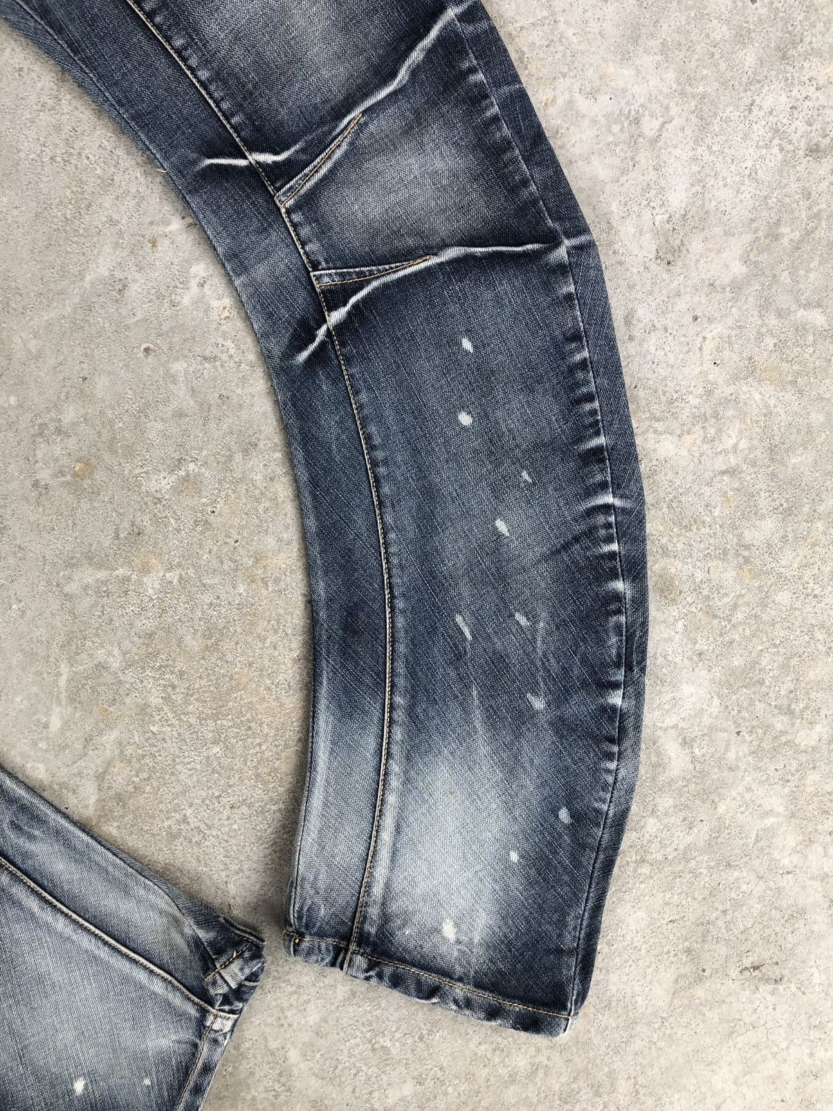 PPFM PPFM J Cut Distressed Jeans Size US 32 / EU 48 - 7 Thumbnail