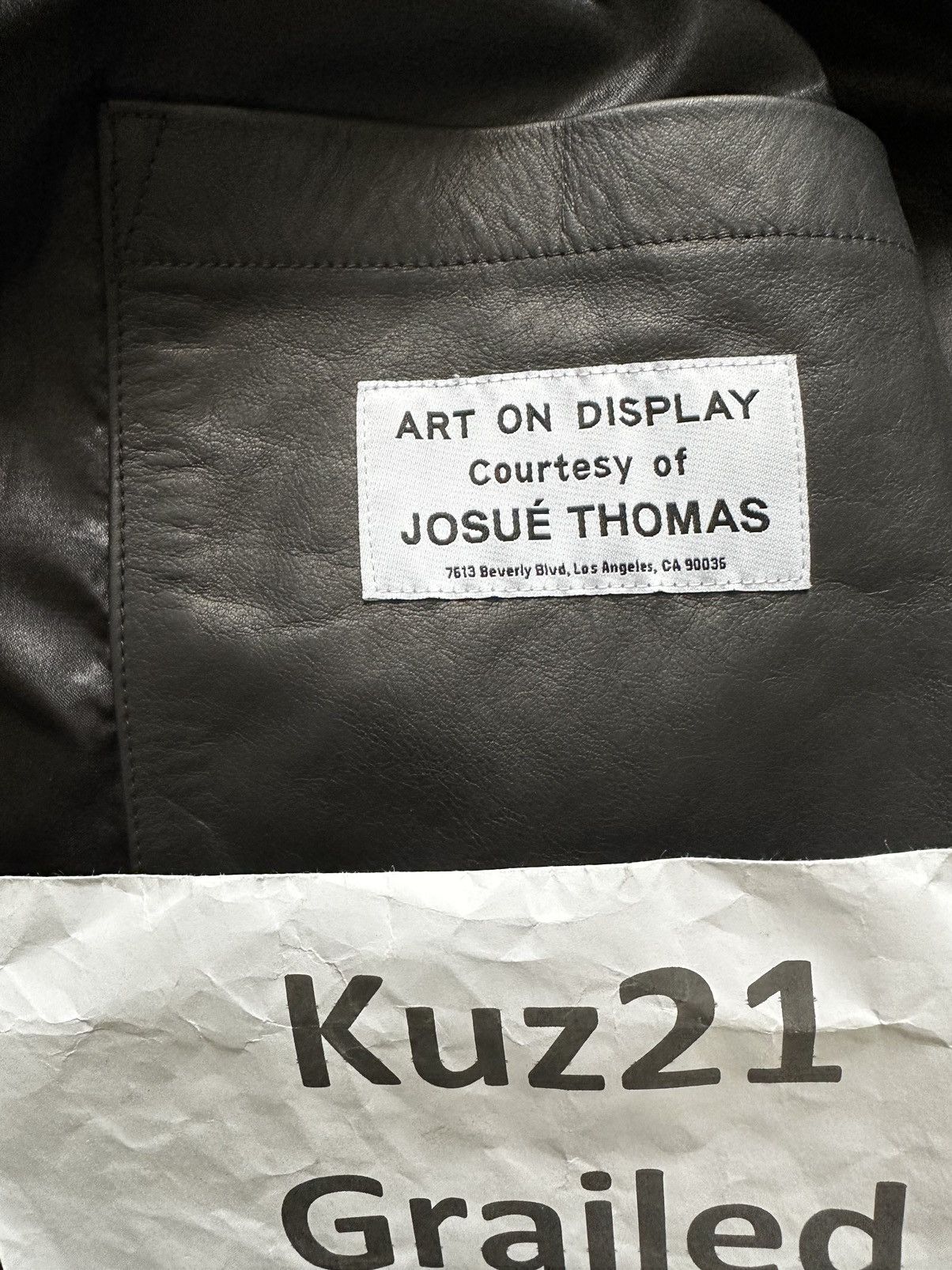 Gallery Dept. Gallery Dept. Leather Jacket Size US XL / EU 56 / 4 - 7 Thumbnail