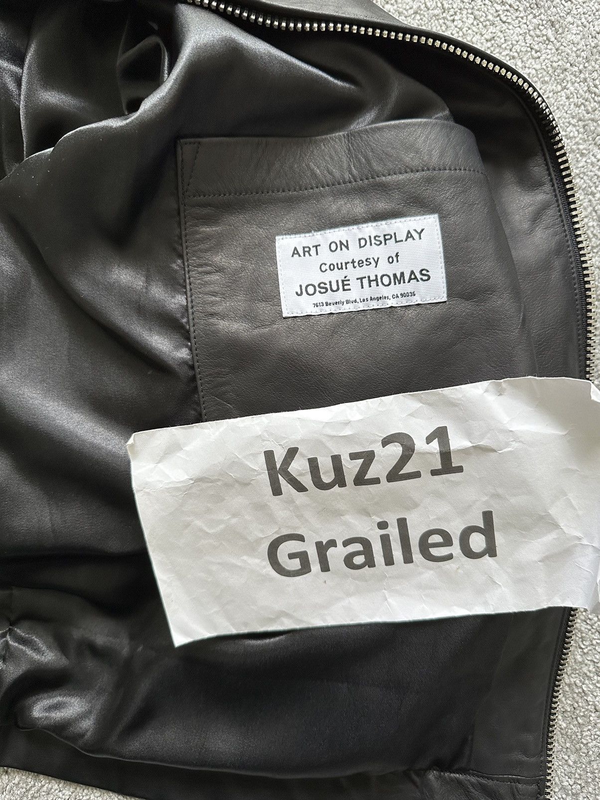 Gallery Dept. Gallery Dept. Leather Jacket Size US XL / EU 56 / 4 - 6 Thumbnail