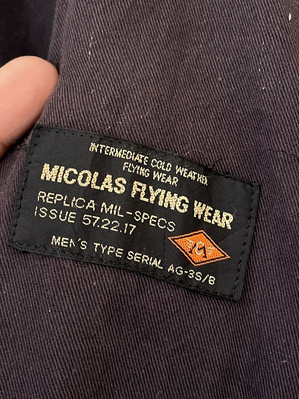 Vintage VINTAGE MICOLAS FLYING WEAR MARKS 3 JACKET Size US L / EU 52-54 / 3 - 6 Thumbnail