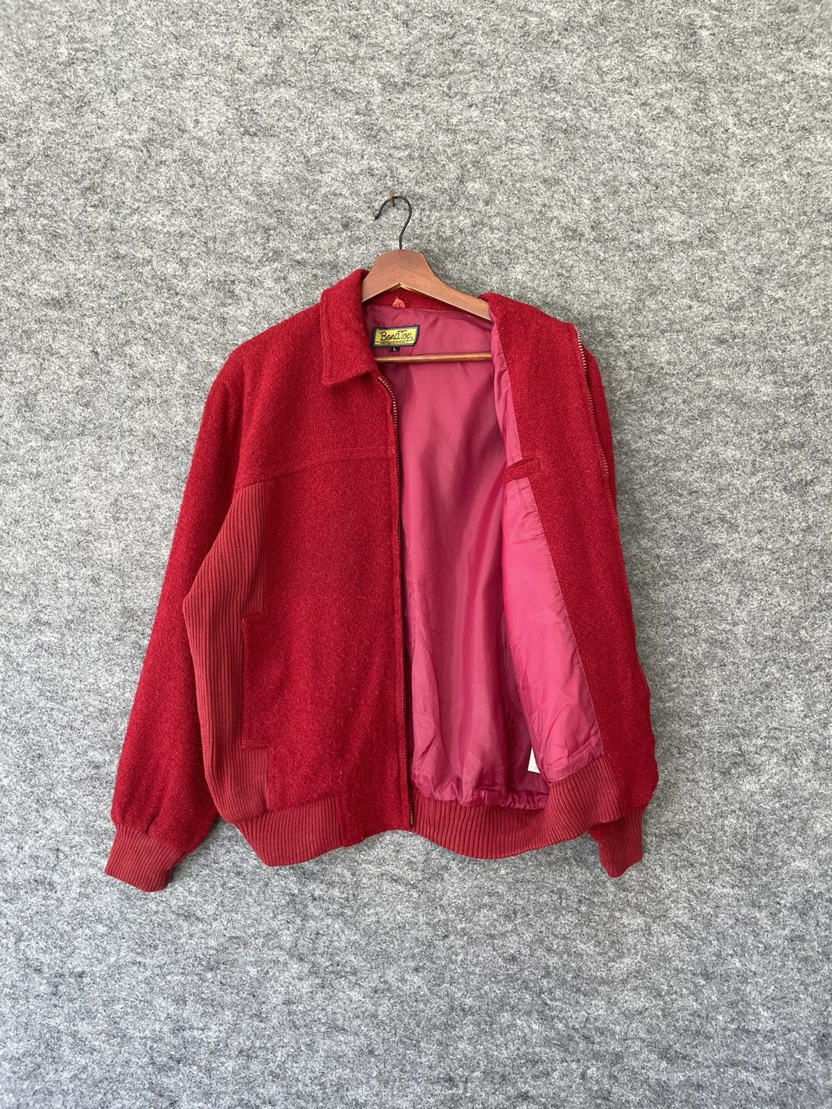 Japanese Brand × Vintage BONATOP RED JACKET Size US L / EU 52-54 / 3 - 5 Thumbnail