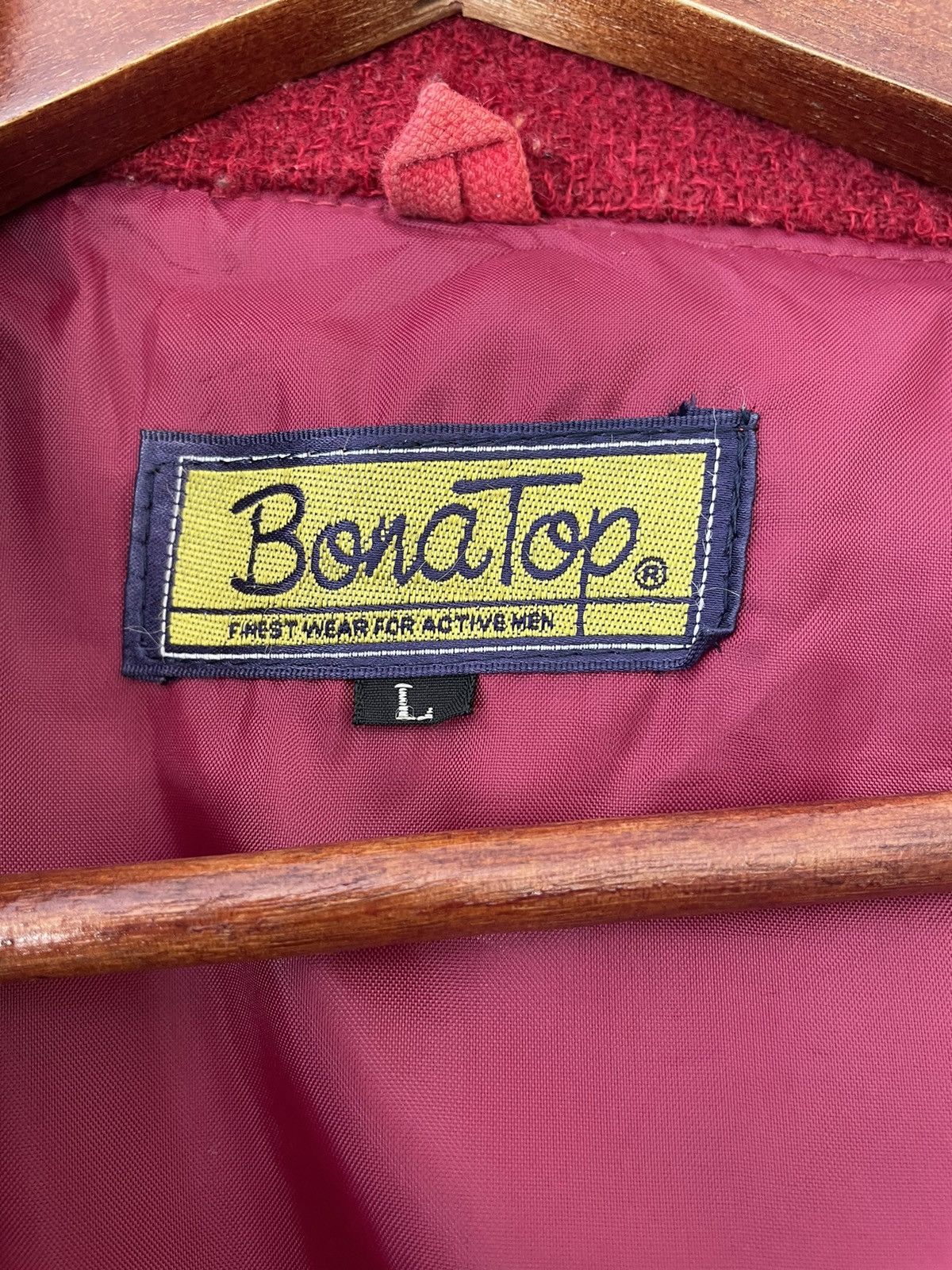 Japanese Brand × Vintage BONATOP RED JACKET Size US L / EU 52-54 / 3 - 6 Thumbnail
