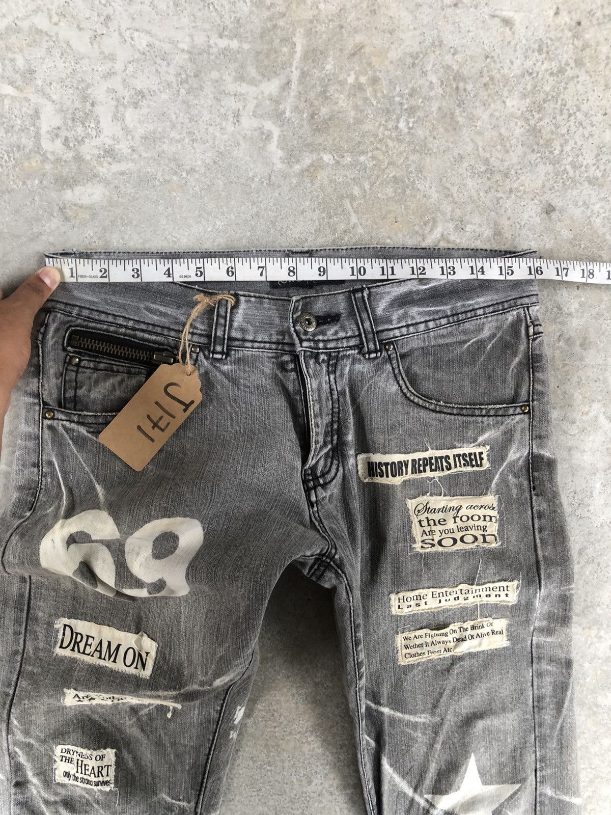 In The Attic In The Attic Flared Jeans Patchwork Jeans Size US 32 / EU 48 - 20 Thumbnail