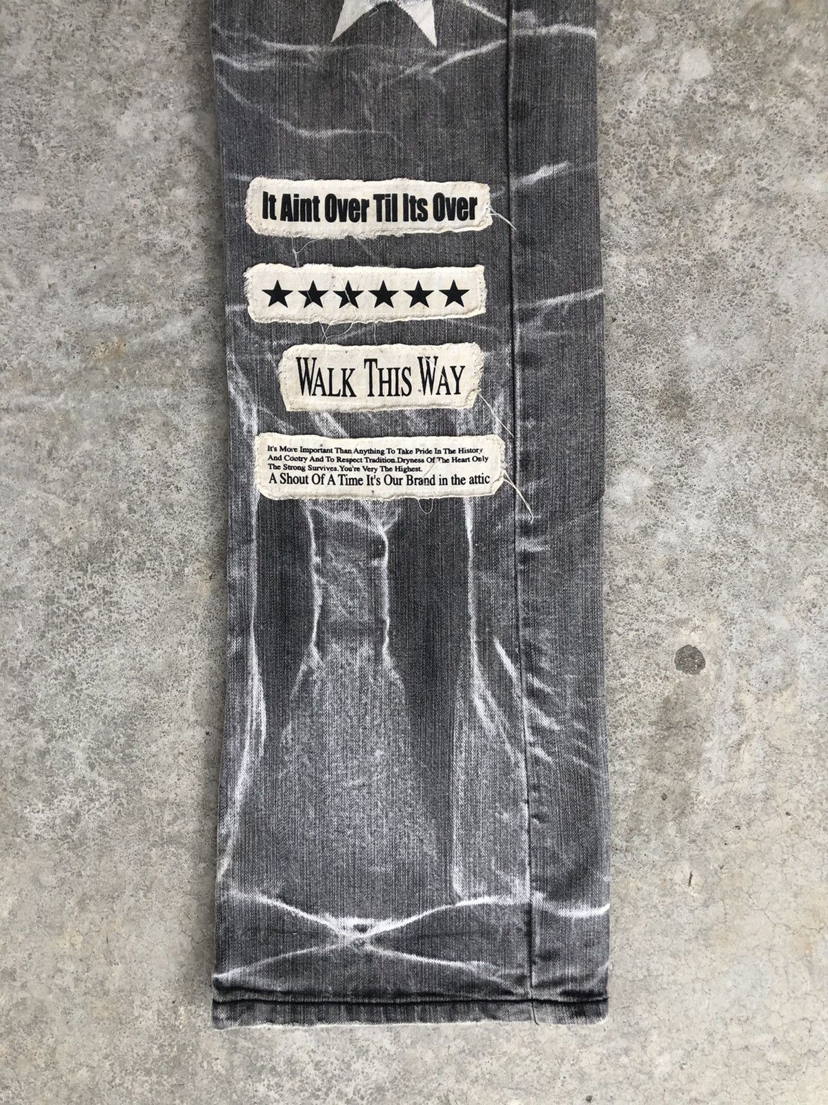 In The Attic In The Attic Flared Jeans Patchwork Jeans Size US 32 / EU 48 - 7 Thumbnail