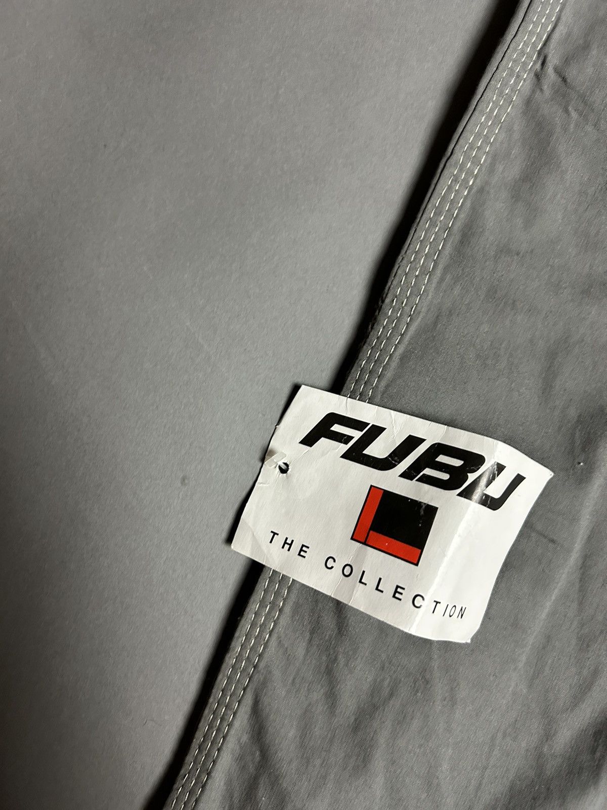 Fubu × Vintage 90s FuBu vintage grey cargo pants Size US 29 - 8 Thumbnail