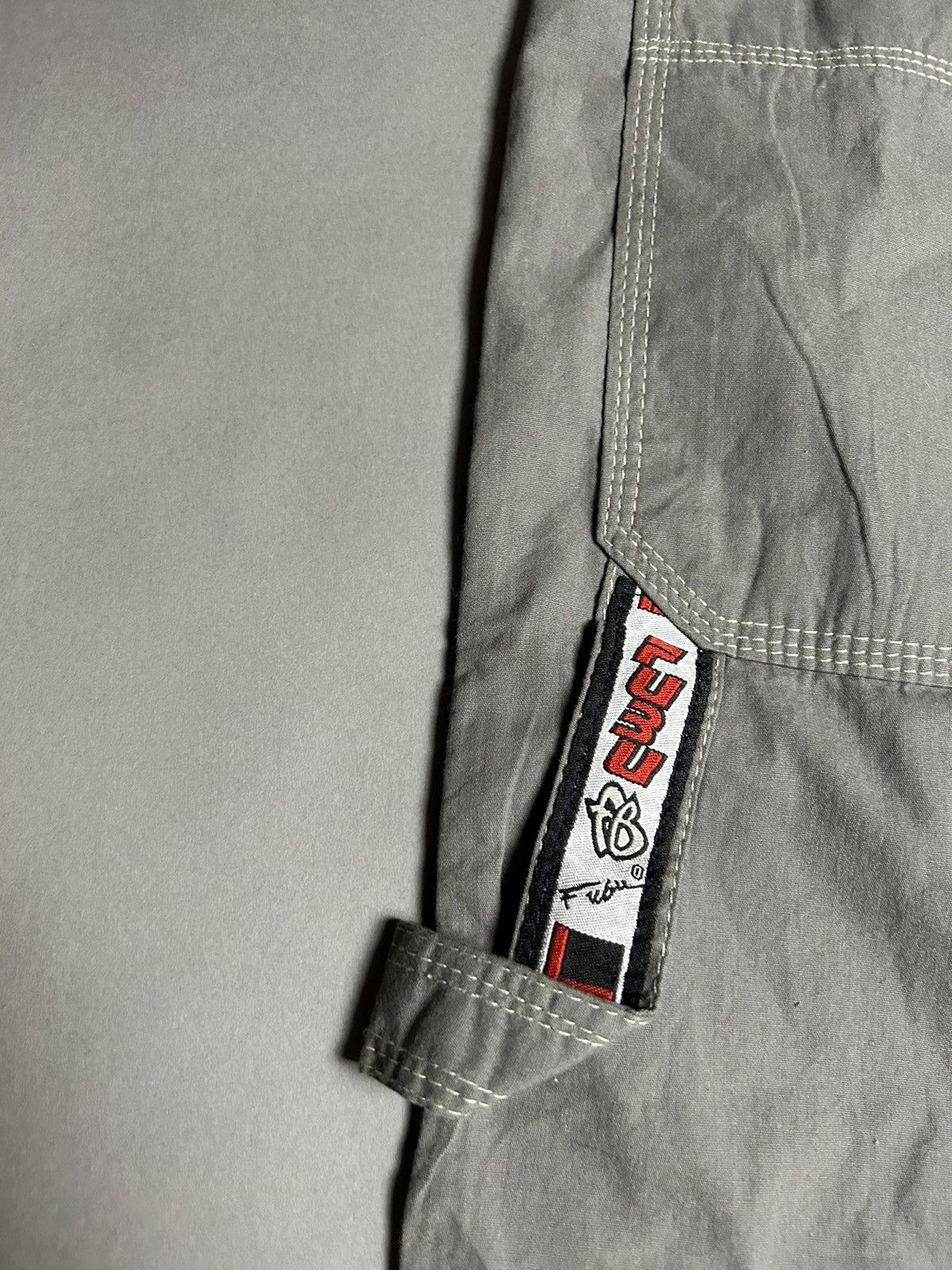 Fubu × Vintage 90s FuBu vintage grey cargo pants Size US 29 - 4 Thumbnail