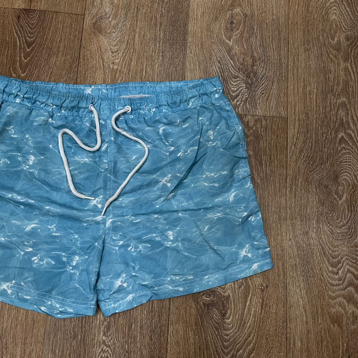 Vintage Vintage 90s Baggy Swim Shorts Y2K Streetwear Blue Graphic 32 Size US 32 / EU 48 - 3 Thumbnail