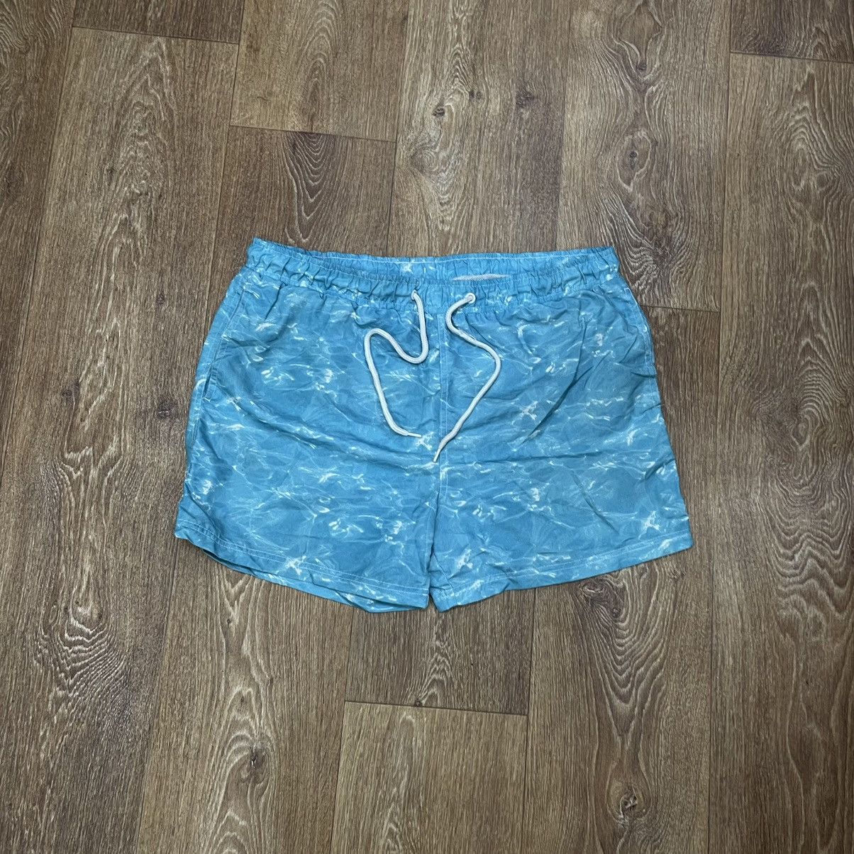 Vintage Vintage 90s Baggy Swim Shorts Y2K Streetwear Blue Graphic 32 Size US 32 / EU 48 - 2 Thumbnail
