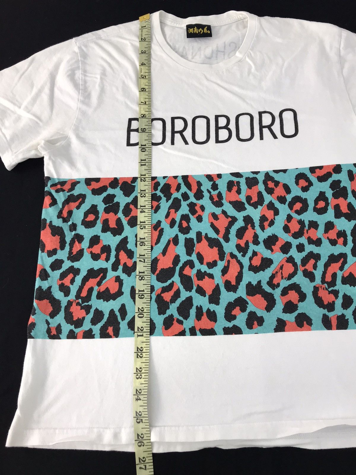 Japanese Brand × Vintage Shonan No Kaze Tour 15 Boroboro Leopard Design Block Tee Size US M / EU 48-50 / 2 - 10 Thumbnail