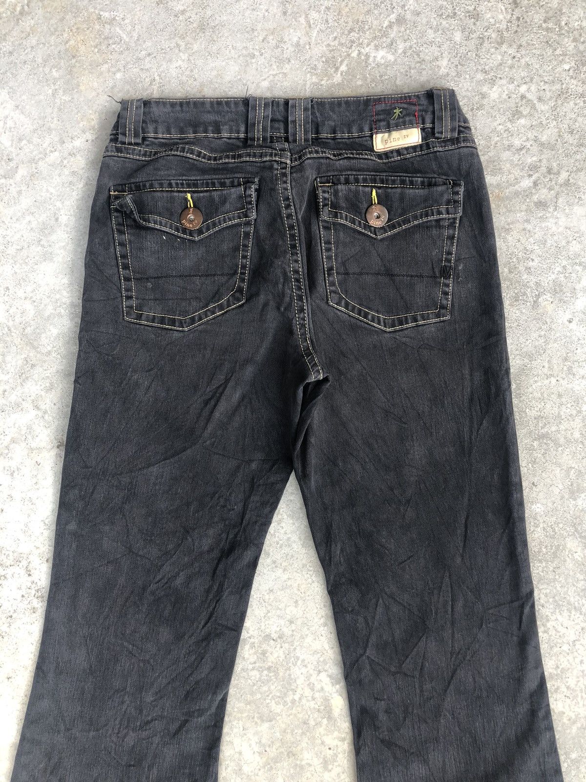 If Six Was Nine Japanese Pine Flared Jeans Distressed Jeans Size US 30 / EU 46 - 8 Thumbnail