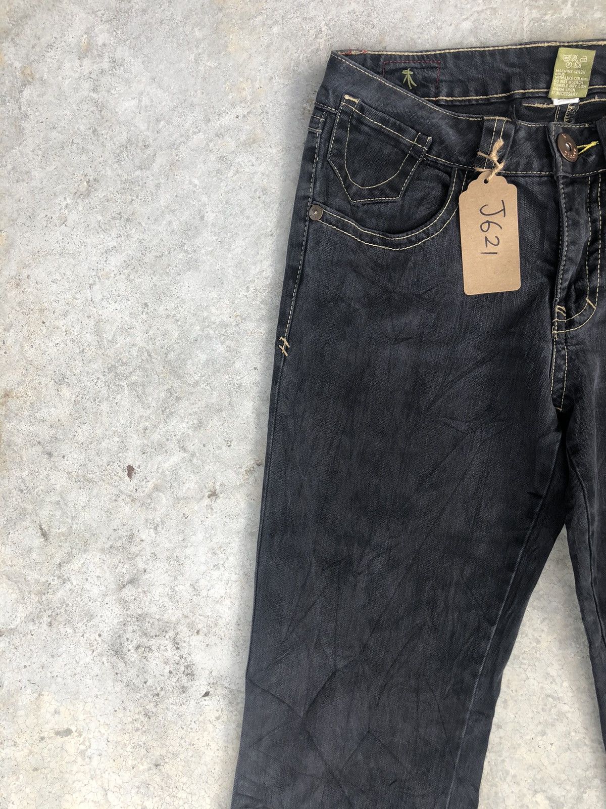 If Six Was Nine Japanese Pine Flared Jeans Distressed Jeans Size US 30 / EU 46 - 4 Thumbnail