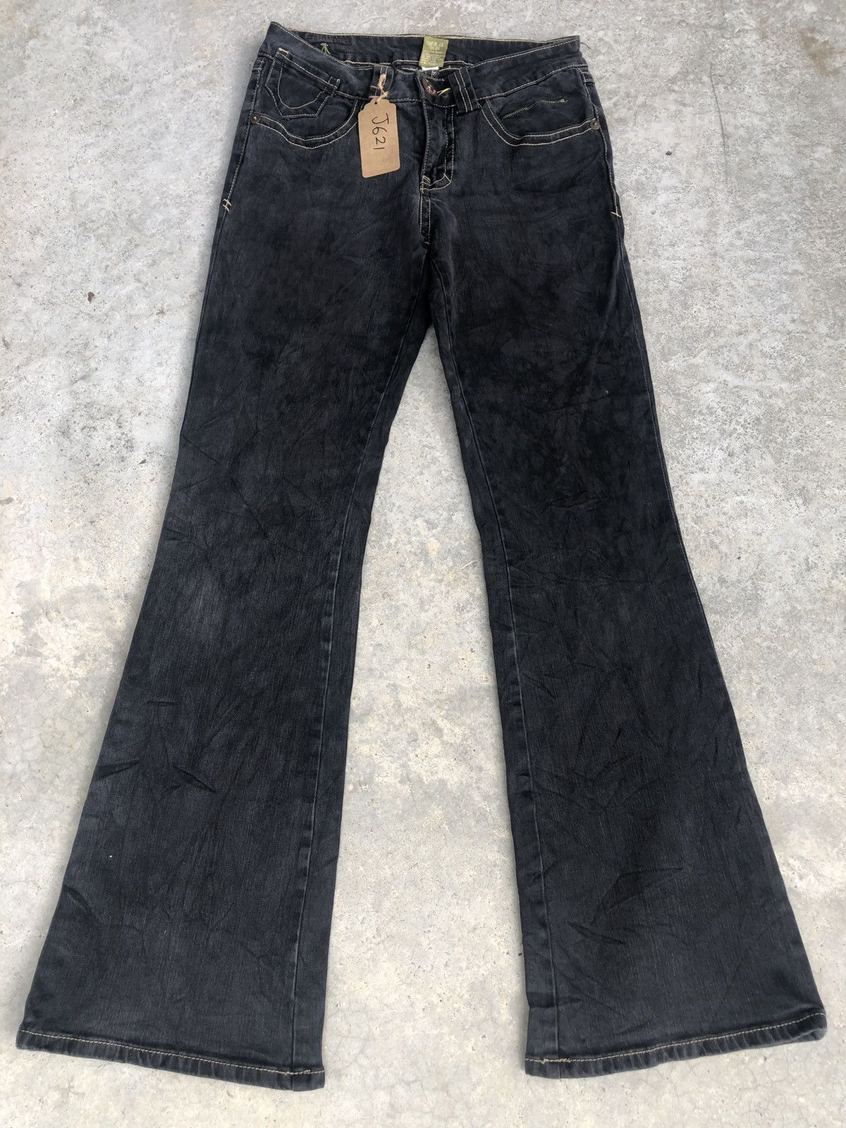 If Six Was Nine Japanese Pine Flared Jeans Distressed Jeans Size US 30 / EU 46 - 1 Thumbnail