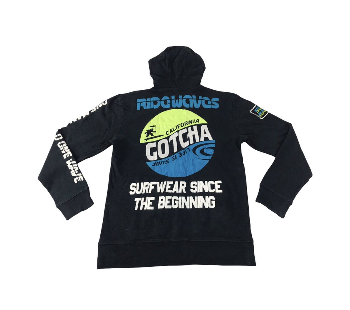 Japanese Brand Gotcha Surf Ride Waves California Hoodies Big Logo ...