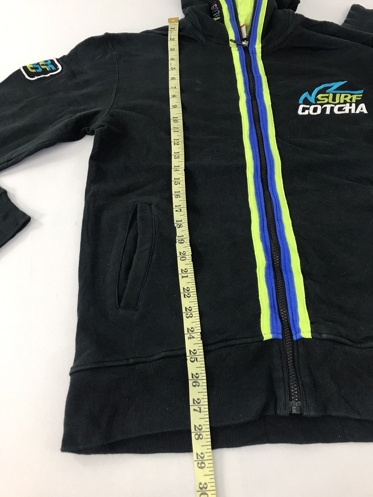 Gotcha × Japanese Brand Gotcha Surf Ride Waves California Hoodies Big Logo Sidetape Size US M / EU 48-50 / 2 - 11 Thumbnail