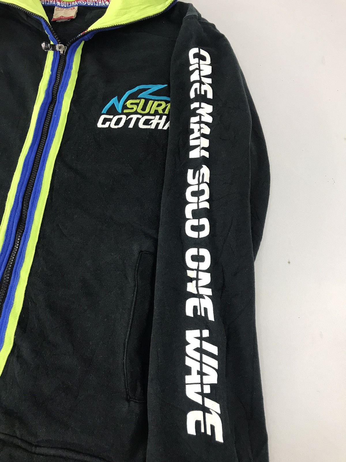 Gotcha × Japanese Brand Gotcha Surf Ride Waves California Hoodies Big Logo Sidetape Size US M / EU 48-50 / 2 - 5 Thumbnail