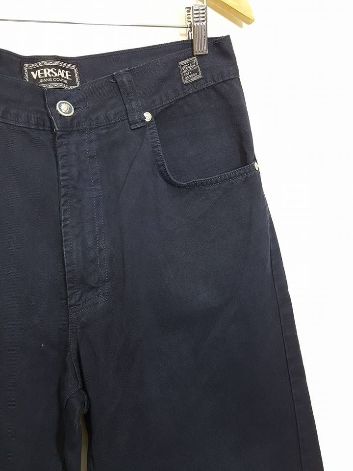Versace Jeans Couture VERSACE Navy Classic Fit Style Trouser Pant Size US 30 / EU 46 - 8 Thumbnail