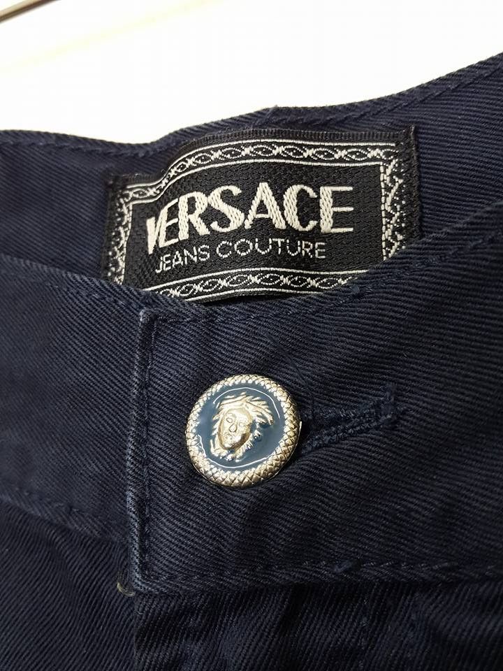 Versace Jeans Couture VERSACE Navy Classic Fit Style Trouser Pant Size US 30 / EU 46 - 2 Thumbnail