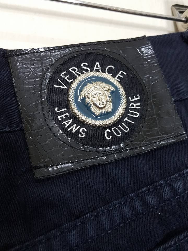 Versace Jeans Couture VERSACE Navy Classic Fit Style Trouser Pant Size US 30 / EU 46 - 11 Thumbnail