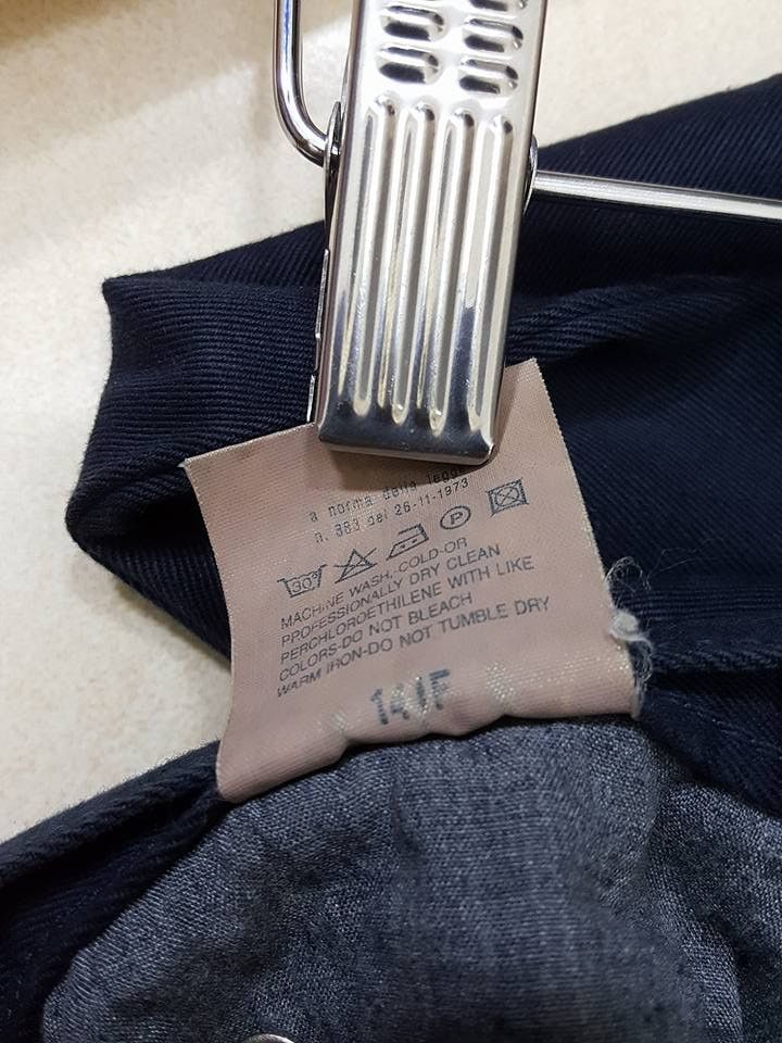 Versace Jeans Couture VERSACE Navy Classic Fit Style Trouser Pant Size US 30 / EU 46 - 16 Thumbnail