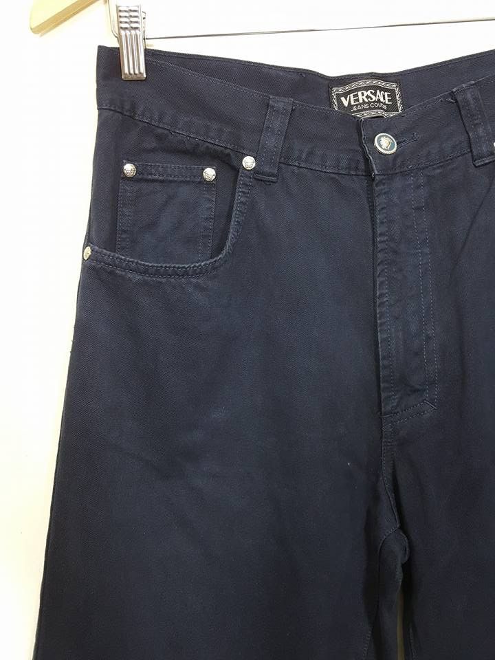 Versace Jeans Couture VERSACE Navy Classic Fit Style Trouser Pant Size US 30 / EU 46 - 6 Thumbnail