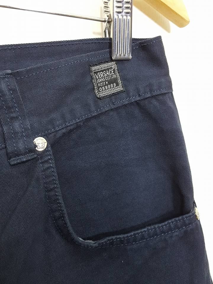 Versace Jeans Couture VERSACE Navy Classic Fit Style Trouser Pant Size US 30 / EU 46 - 10 Thumbnail