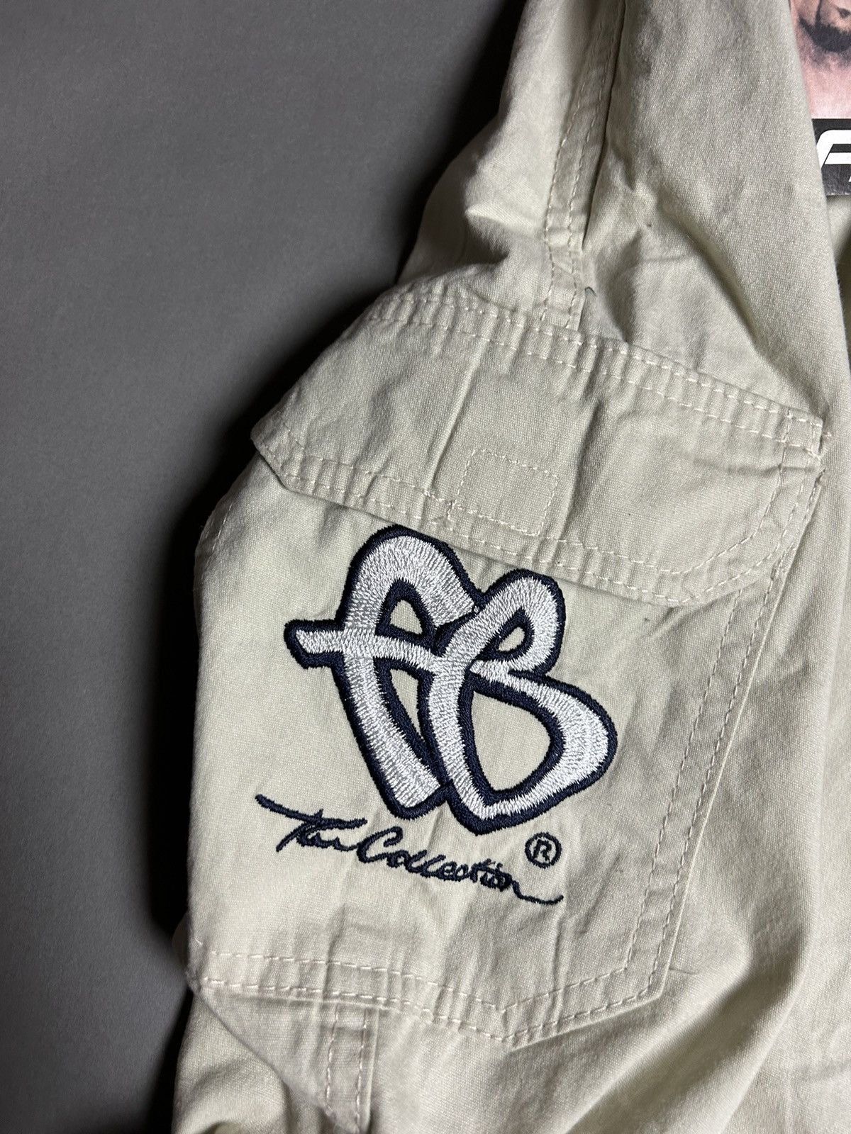 Fubu × Vintage 90s FuBu vintage beige parachute cargo pants Size US 33 - 2 Thumbnail