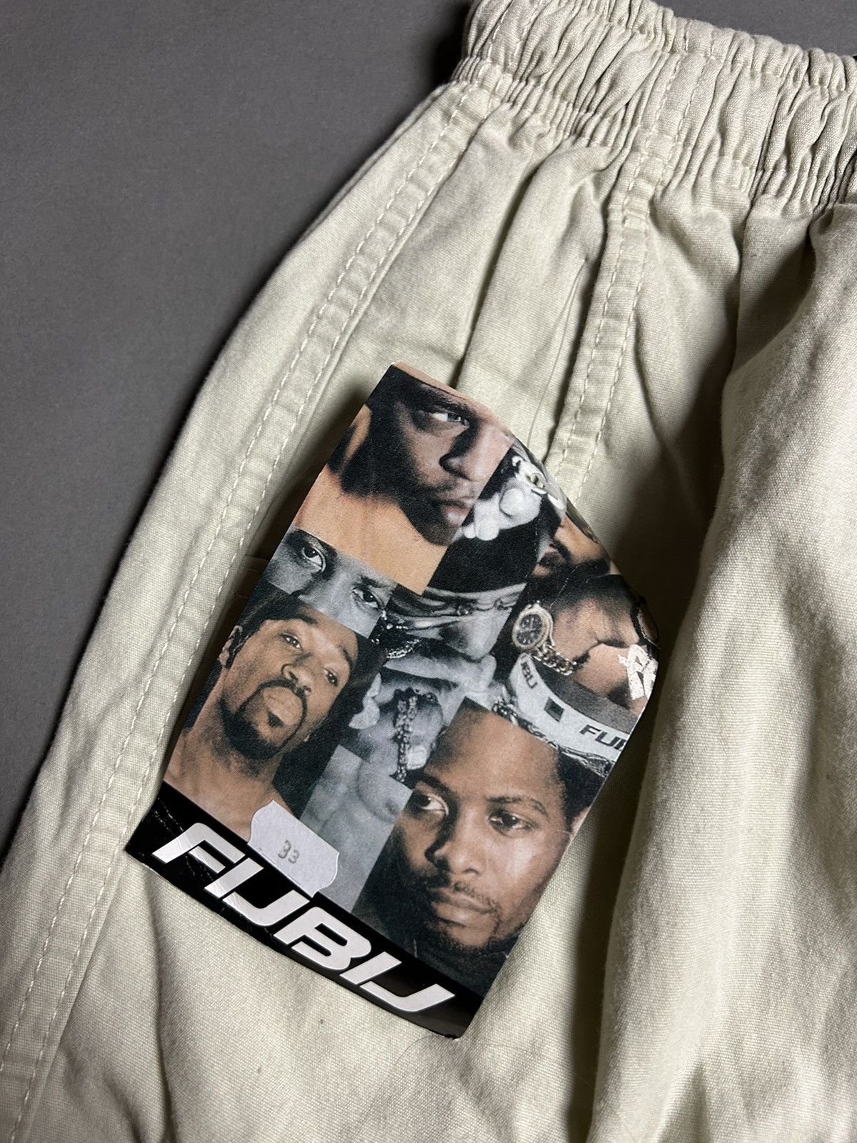 Fubu × Vintage 90s FuBu vintage beige parachute cargo pants Size US 33 - 4 Thumbnail