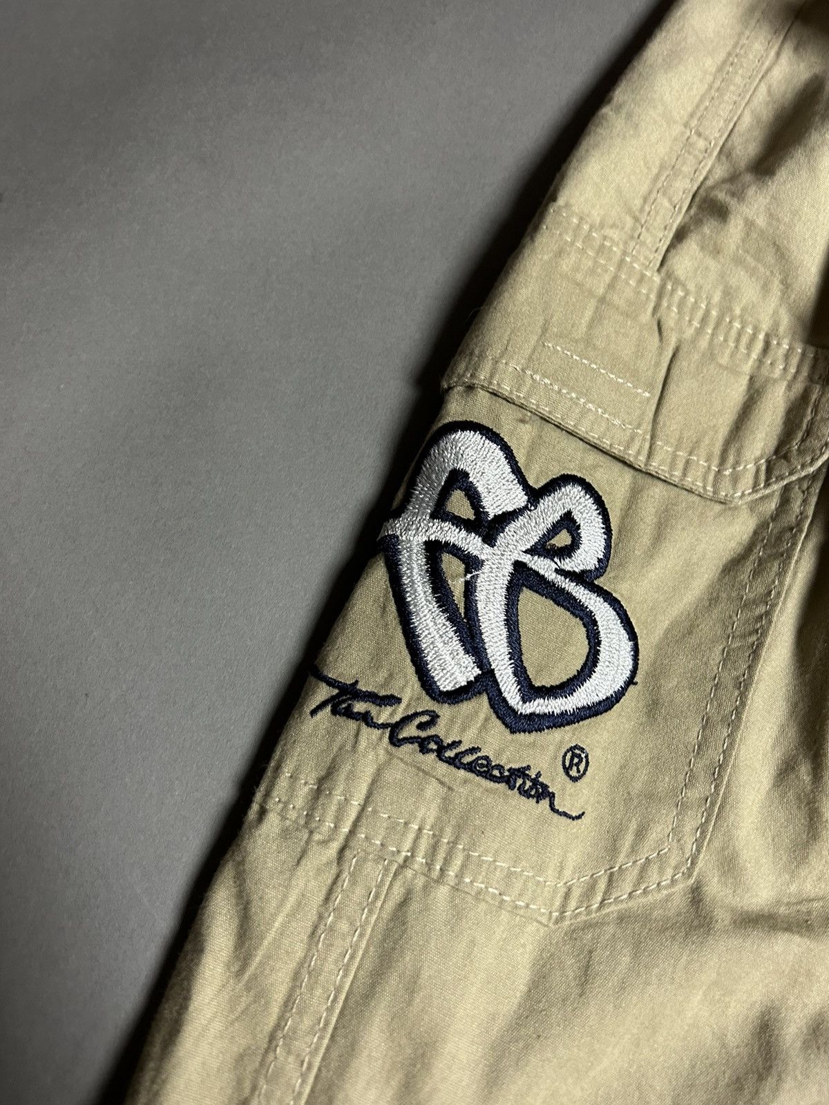 Fubu × Vintage 90s FuBu vintage beige parachute cargo pants Size US 34 / EU 50 - 2 Thumbnail