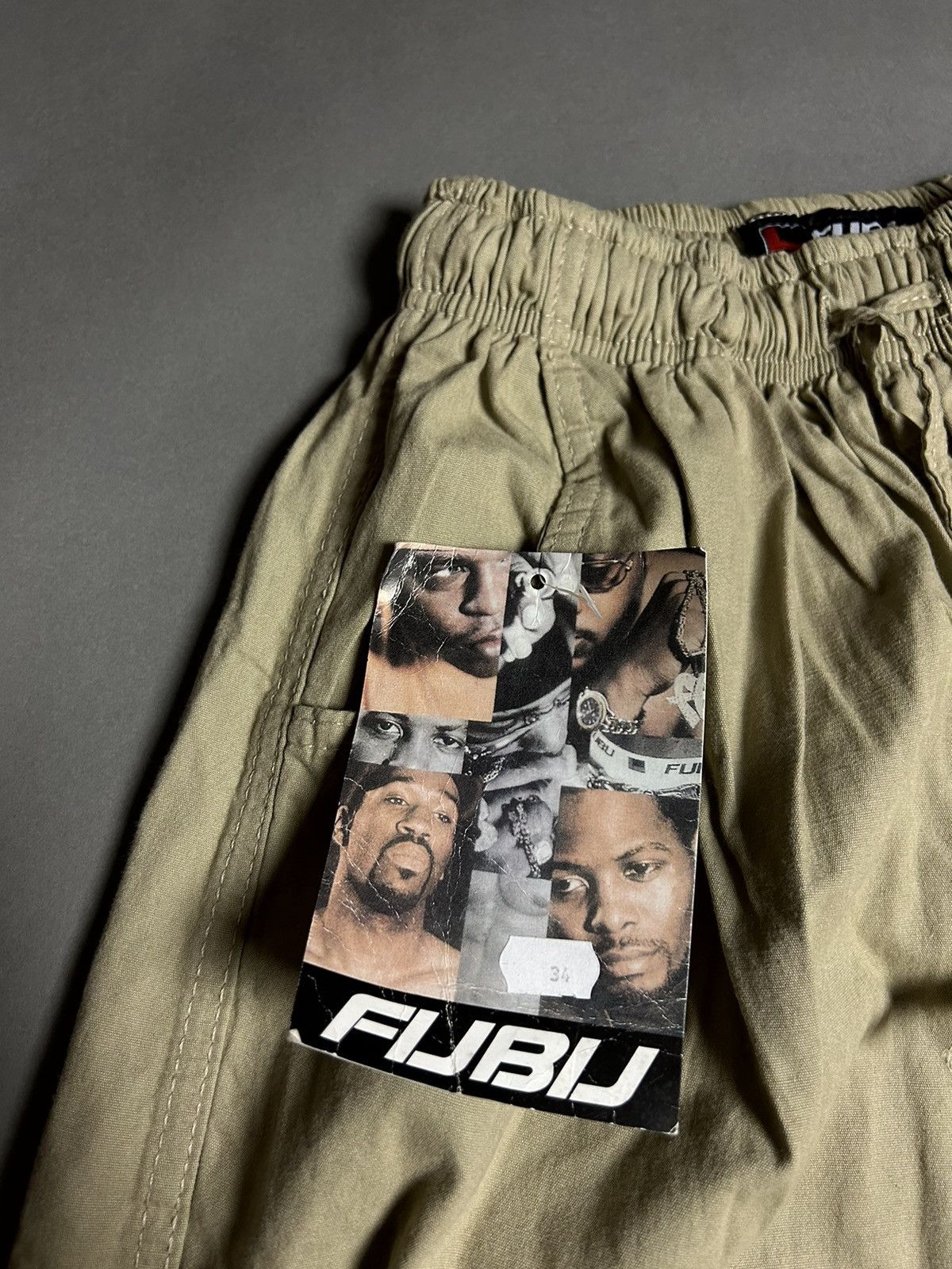 Fubu × Vintage 90s FuBu vintage beige parachute cargo pants Size US 34 / EU 50 - 3 Thumbnail