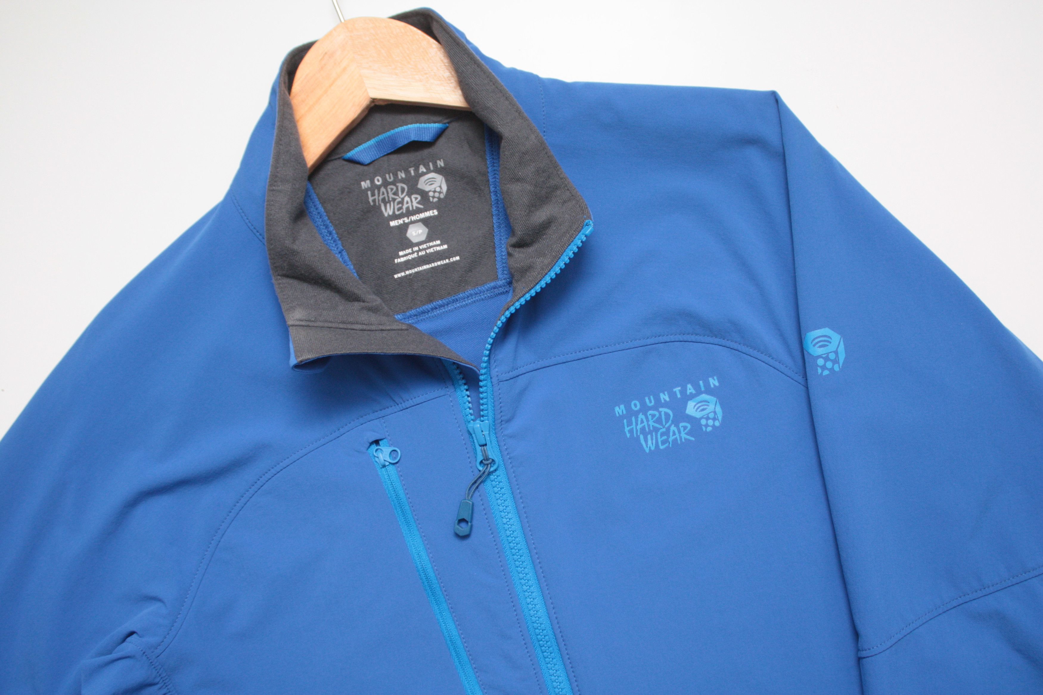 Mountain Hardwear Mountain Hardwear Lightweight Blue Softshell Jacket Size US S / EU 44-46 / 1 - 1 Thumbnail
